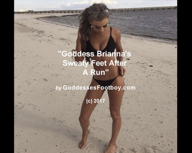 Goddess Brianna’s Sweaty Feet After A Run